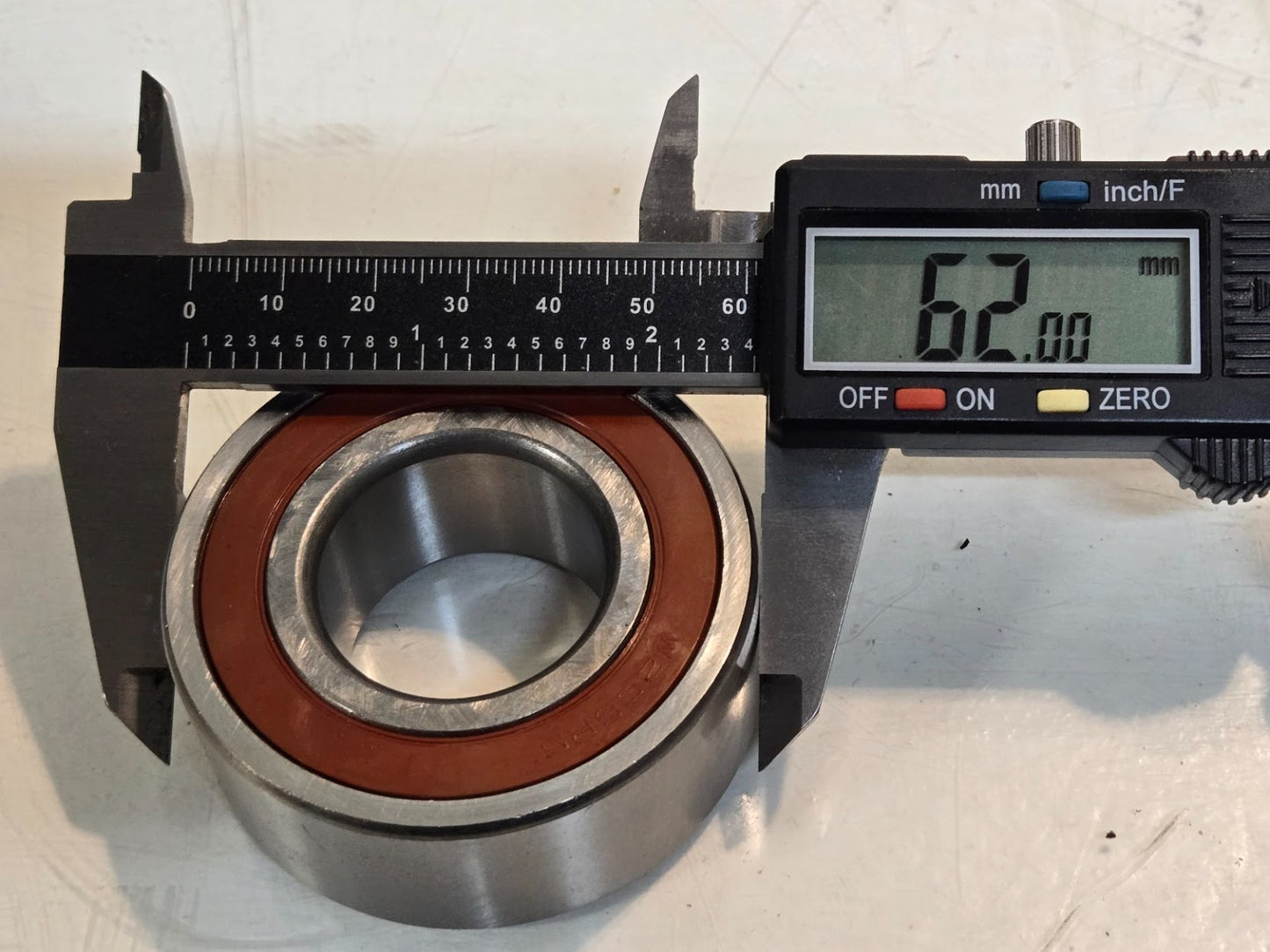 W206RS Ball Bearing | Red Shields | 62 mm OD 30 mm Bore 23.75 mm Thick