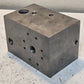 Hydraulic Distributor Manifold 6 5/8"x4 1/2"x4 3/8" Block 1 1/2" Inlet 1" Outlet