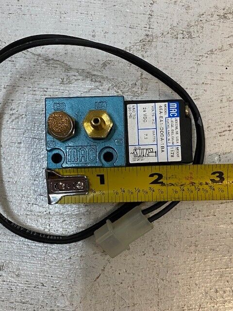 MAC Solenoid Valve 45A-EA1-DDDA-1BA, 24VDC, 7.3W, 120Psi