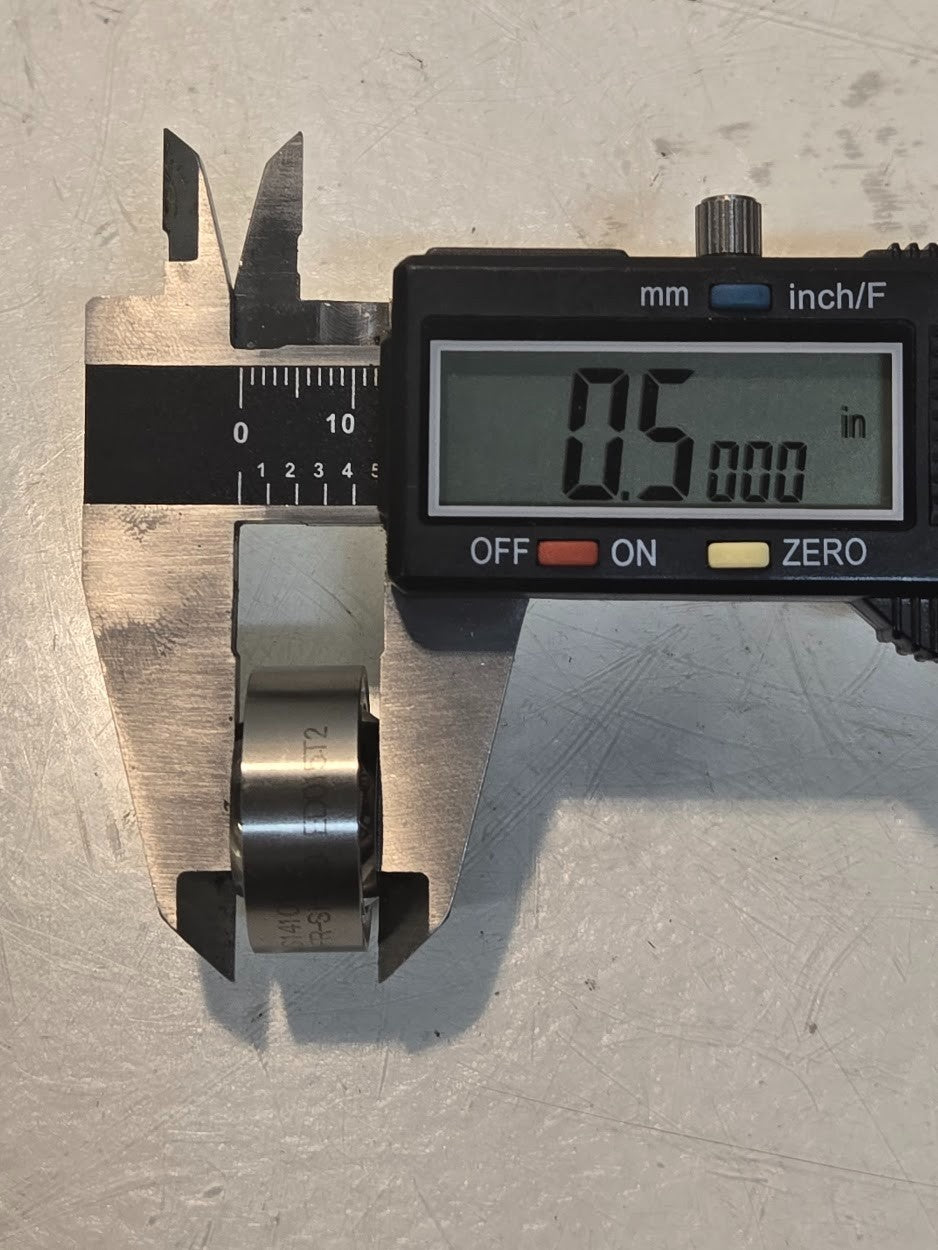 2 Quantity of Spherical Plain Bearings MS14101-8 | 1 in OD x .5 in Bore (2 Qty)