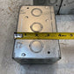 8 Quantity of Raco 697 3-Gang Masonry Boxes 67.3 cu in 3-1/2" Deep 5-1/2" Long