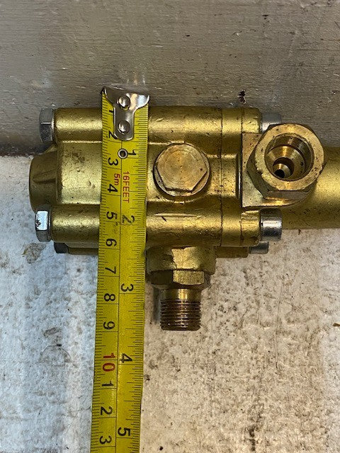 General Pump Valve 7" Long 3-1/4" Wide 3-1/2" Tall 17mm Thread 15mm ID