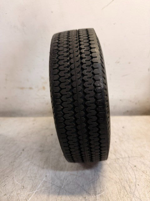Two Count 10-Inch Air-Filled Utility Tires Sized At 4.10/3.50-4 For Wagons