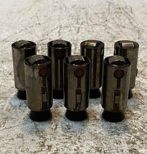 7 Quantity of Engine Valve Lifters 2-1/8" Tall 22mm OD 19mm End (7 Quantity)