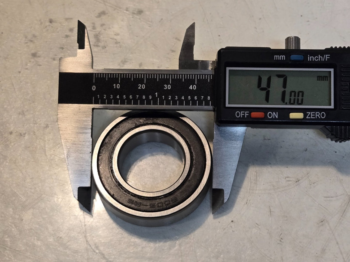 3 Quantity of BH Ball Bearings 6005-RS | 47 mm OD 25 mm Bore 12 mm Thick (3 Qty)