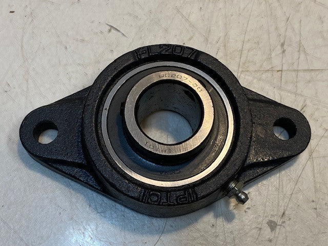 IPTCI 2-Bolt Flange FL207 w/ Insert Bearing UC207-20 | 31mm Bore