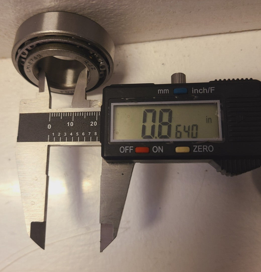 2 Quantity of KMM Bearings K012 | LM12749 (2 Qty)