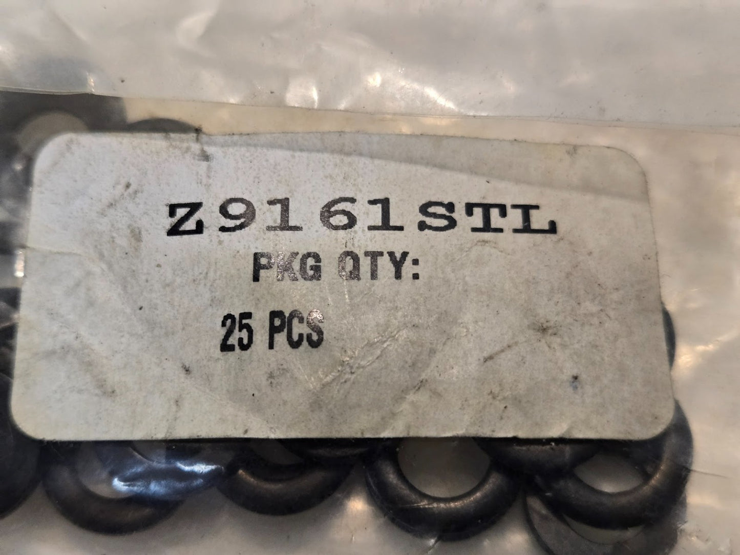 100 Quantity of Z9161STL Steel Black Oxide Washers for 1/4 in Screw (100 Qty)