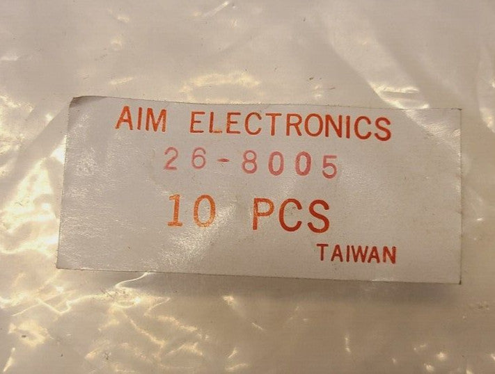 10 Quantity of AIM Electronics Coaxial Male Crimp Connectors 26-8005 (10 Qty)