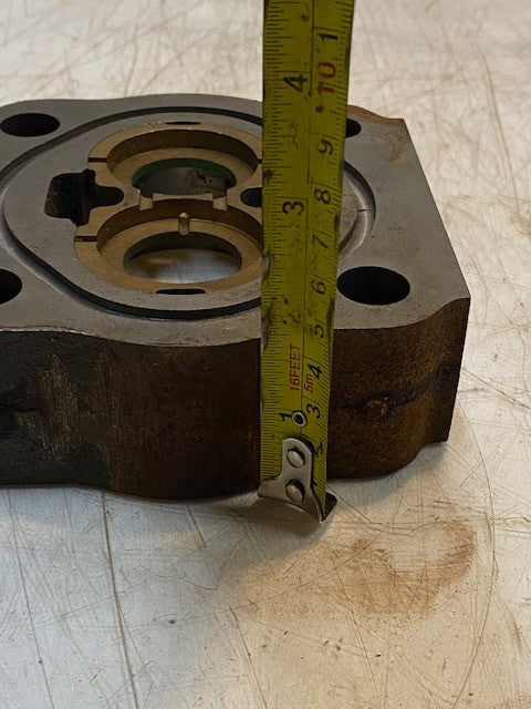 Hydraulic Gear Pump Housing End Cover Component 4-Bolt 5-1/2" x 5-1/4" x 1-3/4"