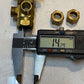 4 Quantity of Fluidyne Ansonia A200DO 3/8" Angle Dual Outlet Valves (4 Quantity)