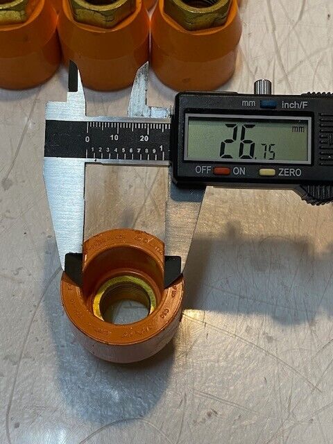 9 Quantity of Spears FlameGuard CPVC-41 SCH-40 3/4" x 1/2" Brass Thread (9Qty)