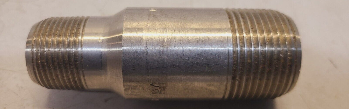 2 Quantity of Steel Heavy Swage Nipples 1 x 3/4 | S/80 SP-95 | 08037 (2 Qty)