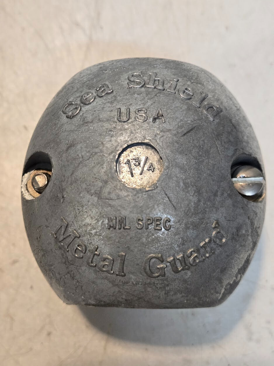 4 Quantity of Sea Shield Metal Guard 1-3/4" Shaft Anodes | 3-1/4" OD (4 Qty)