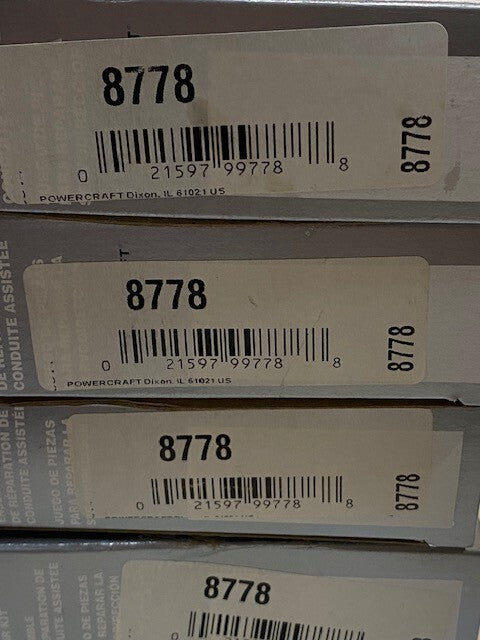 5 Quantity of Powercraft Power Steering Repair Kits 8778 (5 Quantity)