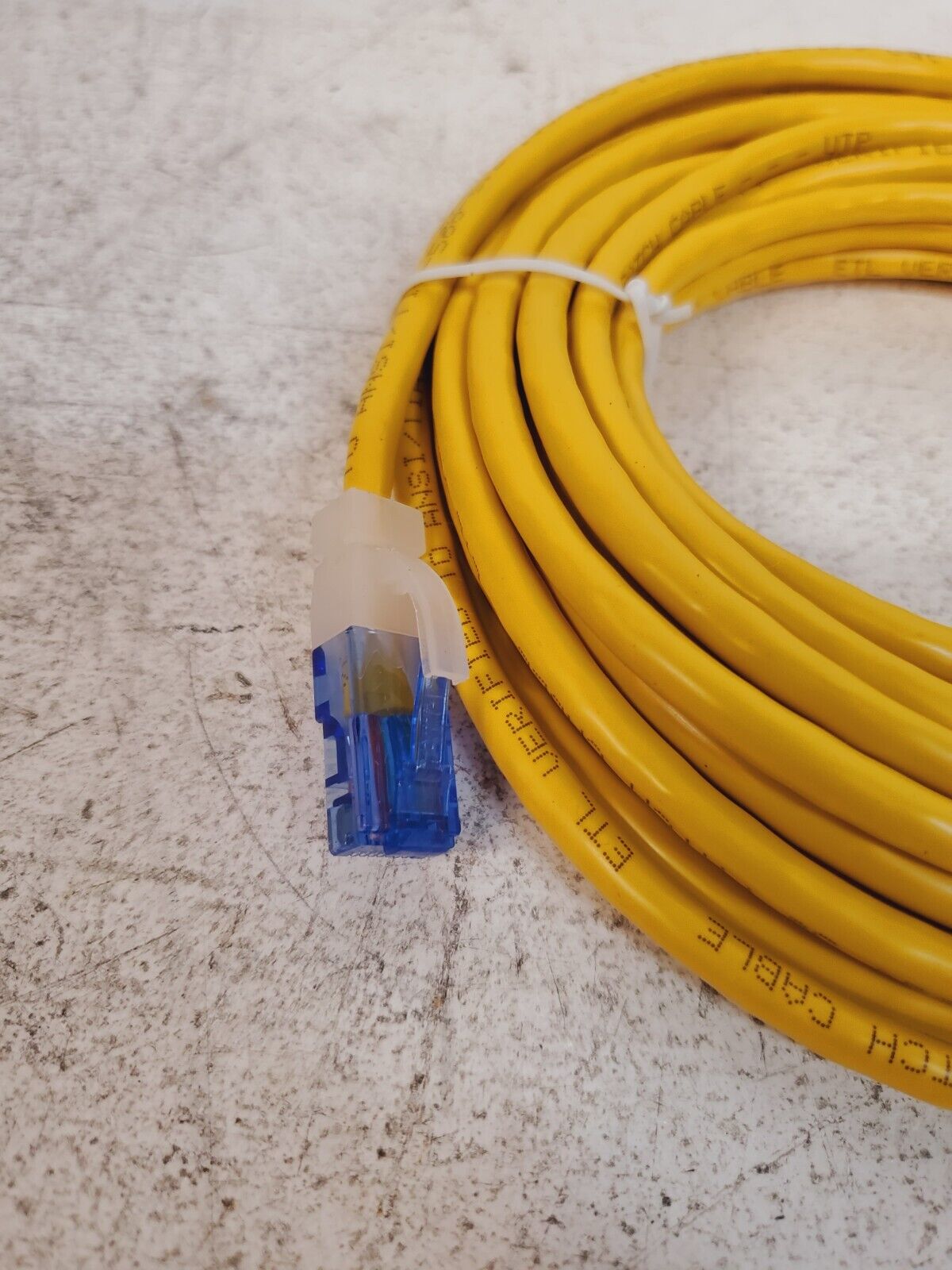 7 Quantity of Allen Tel Cat 5e Patch Cables 25Ft AT1525EV-YL (7 Qty)