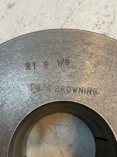 10/9 Browning R1 2 1/8 Split Taper Bushing 54mm Bore 5-5/16" Wide 2-7/8" Tall