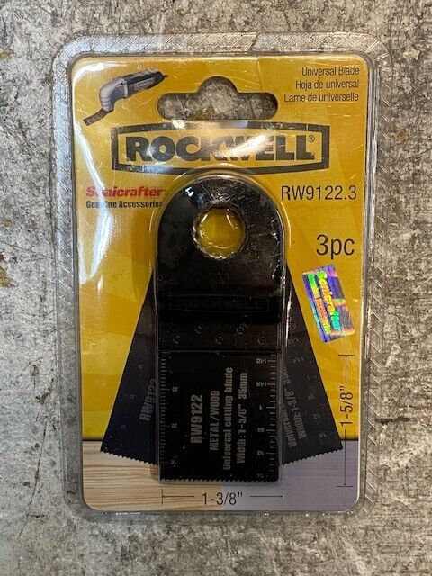 Rockwell RW9122 Metal/Wood Universal Cutting Blade Pack of 3 RW9122.3