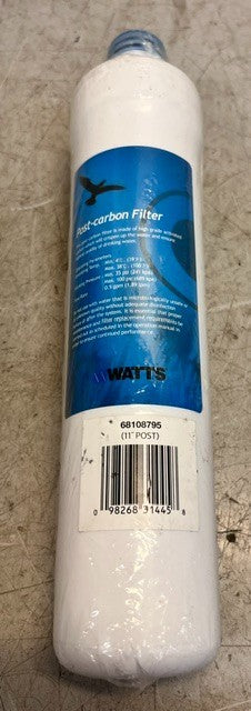Watts 11" Kwik-Change GAC Post-Carbon Filter Cartridge 68108795 Water Filtration