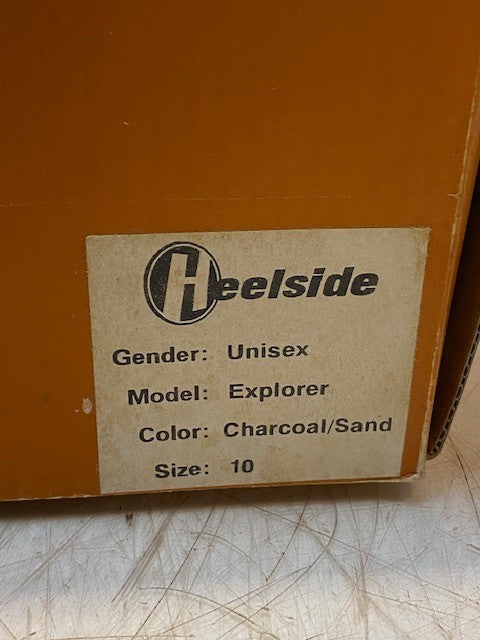 Heelside Boots Model Explorer Color Charcoal/Sand Size 10 Thermal Insulation