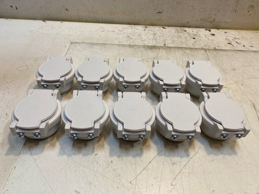 10 Qty of Plastiflex Utility Valves Central Vac Fittings 613A | FP47 (10 Qty)