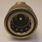 2 Quantity of Brass Hydraulic Quick Connect Hose Couplings 3/4" (2 Qty)
