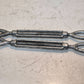 2 Quantity of Stanley National Hardware Turnbuckles N177-402 | 1/2"x6" (2 Qty)
