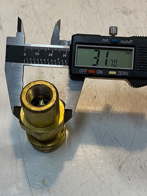 6 Quantity of Sherwood Control Valves PA1428M | 2-3/8" L 14mm ID Thread (6 Qty)