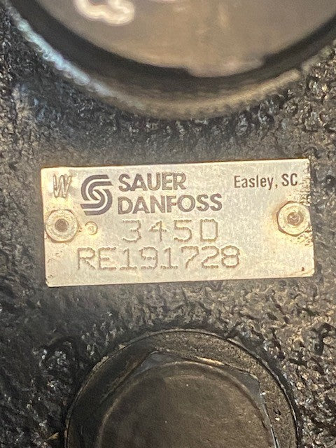 Sauer Danfoss Multi-Spool Hydraulic Directional Control Valve 345D RE191728