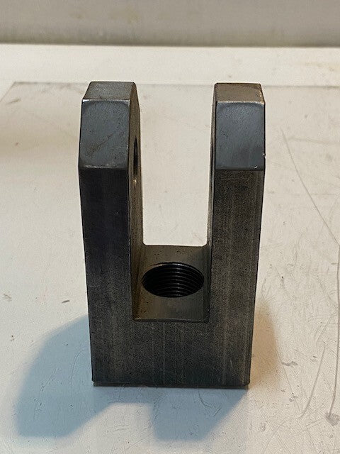 YOKE A070002TD 19mm Pin Hole 24mm Bore 4" H 2-1/4" L 2" W