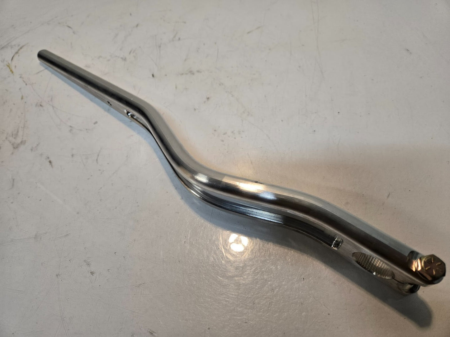 Sprint Car S-Bend Torsion Bar | 20" Long 2" Wide 28.5mm Splined Mounting Hole