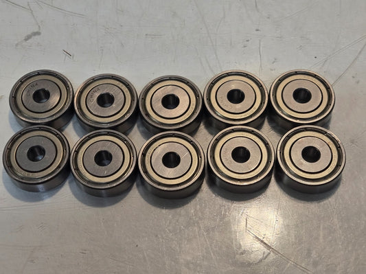 10 Quantity of Metal Shielded Bearings 6202Z | 35 mm OD x 5/16 in Bore (10 Qty)