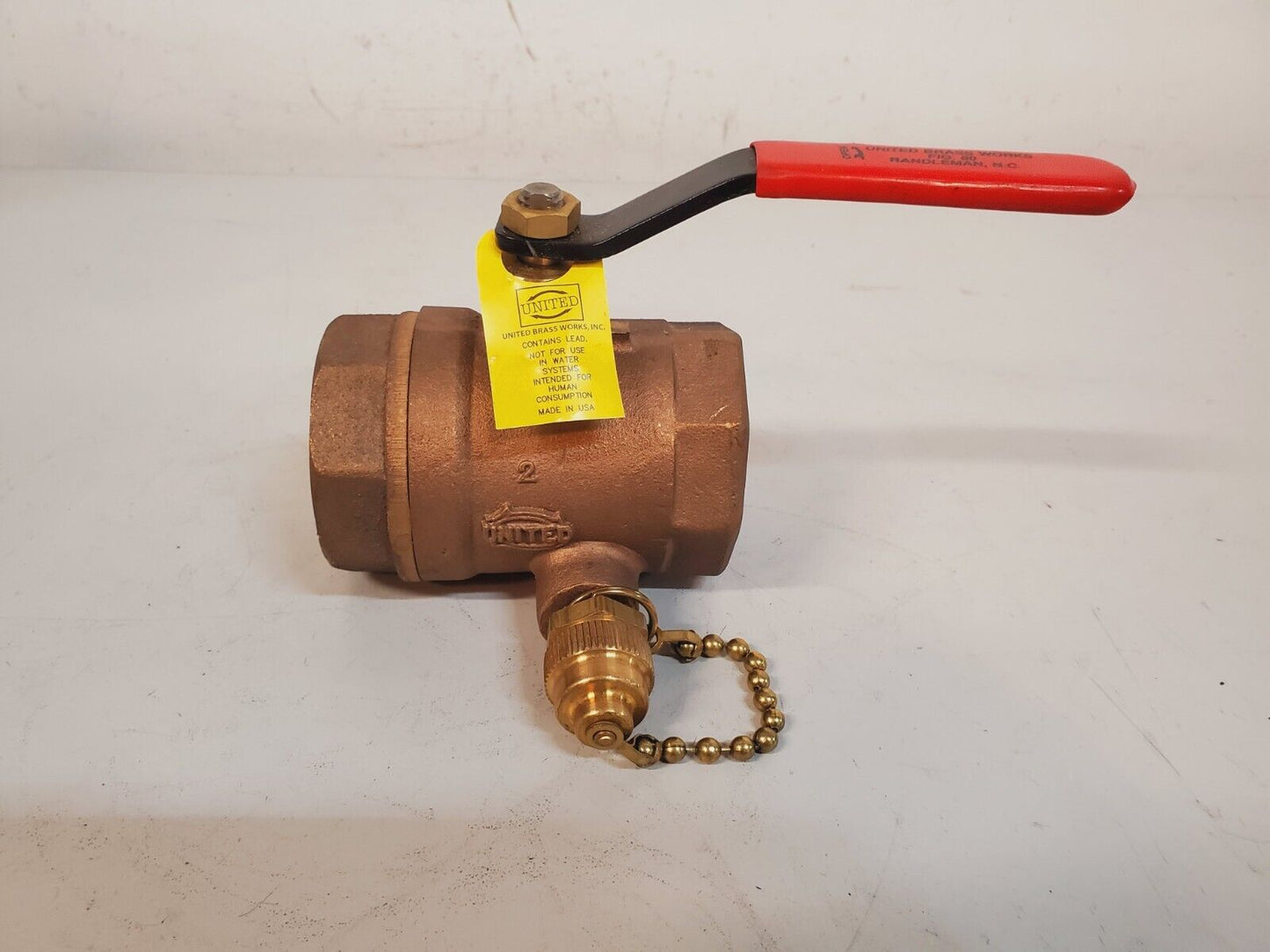 United Brass 2" Threaded Ball Valve 200Lbs WSP | 400Lbs W0G