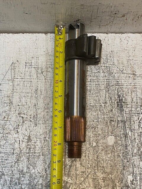 Double Steering Sector Pitman Shaft 8-3/4" Long 22mm Thread 32-Spline 35mm OD