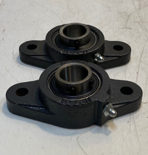 2 Quantity of IPTCI 2-Bolt Flange Bearings 1" FL205 | UC205-16G (2 Quantity)