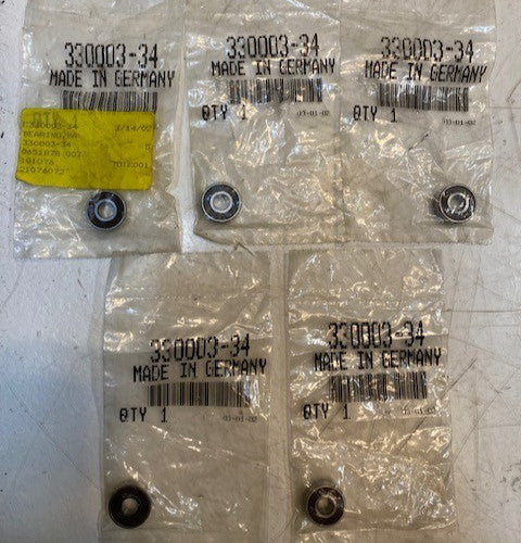 5 Quantity of 330003-34 Ball Bearings 7x19x6mm (5 Quantity)