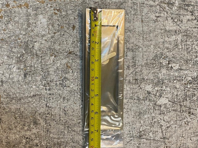 Accurate S2002T | US4NL | 251949 7" Rectangular Flush Pull with Thumbturn