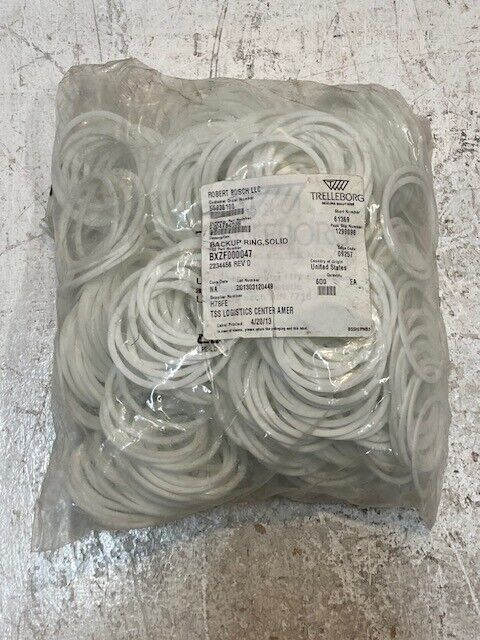 Trelleborg Pack of 600 Solid Backup Rings BXZF000047 | 2234456 | 0204784006