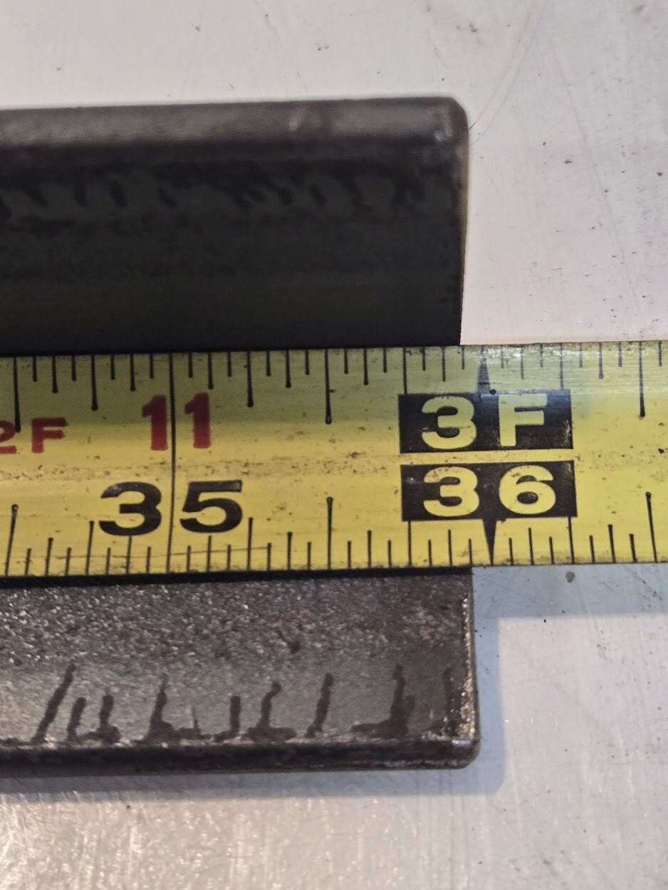 2 Quantity of Forney 49488 Angle Stock 1-1/2"x1/12"x3/16"x3' (2 Quantity)