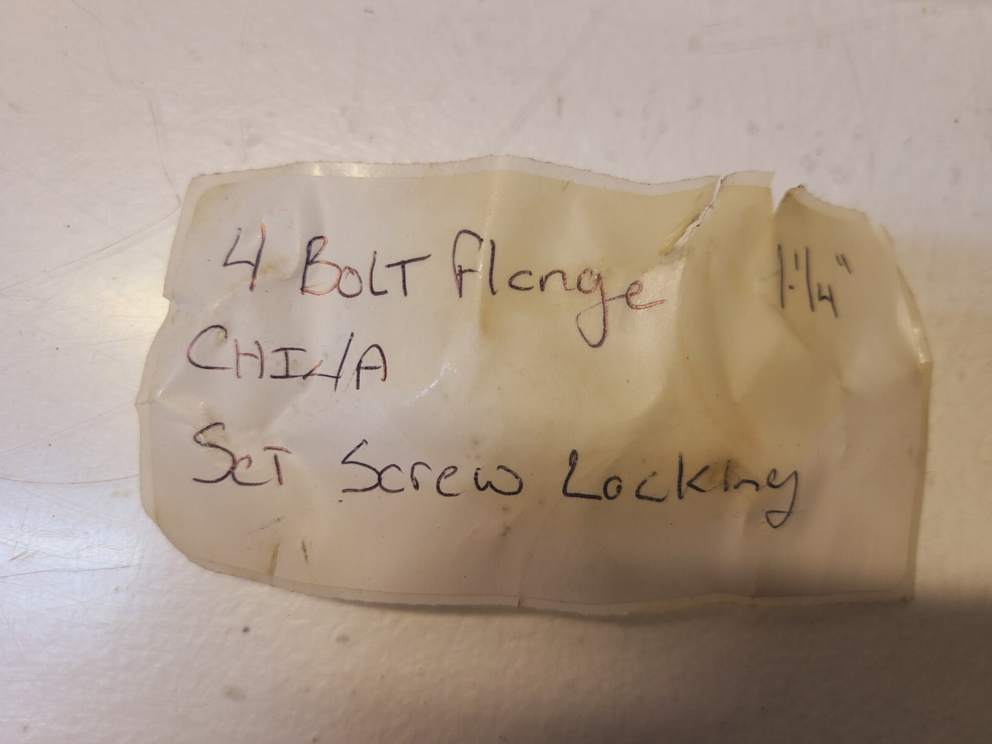 4-Bolt Flange Housing F206 | UC206-20 | 1-1/4"