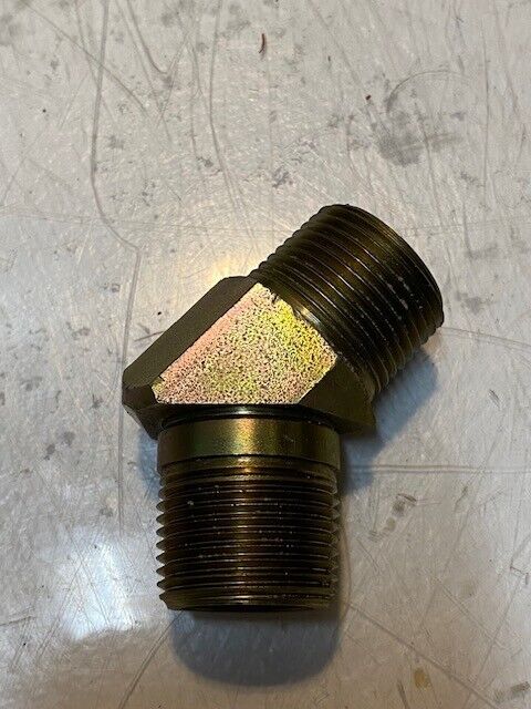 18 Quantity of 45 Degree Brass Elbow Fittings 26mm Thread 18mm ID (18 Quantity)