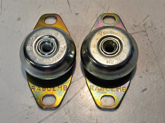 2 Quantity of Novibra M12 RA60EMB Vibration Isolators | Max Load 120 Kg (2 Qty)