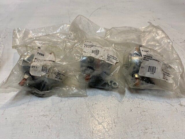 3 Quantity of 70-120224-5B2 Solenoids 36V Continuous 70-120224-5 | 1106 (3 Qty)