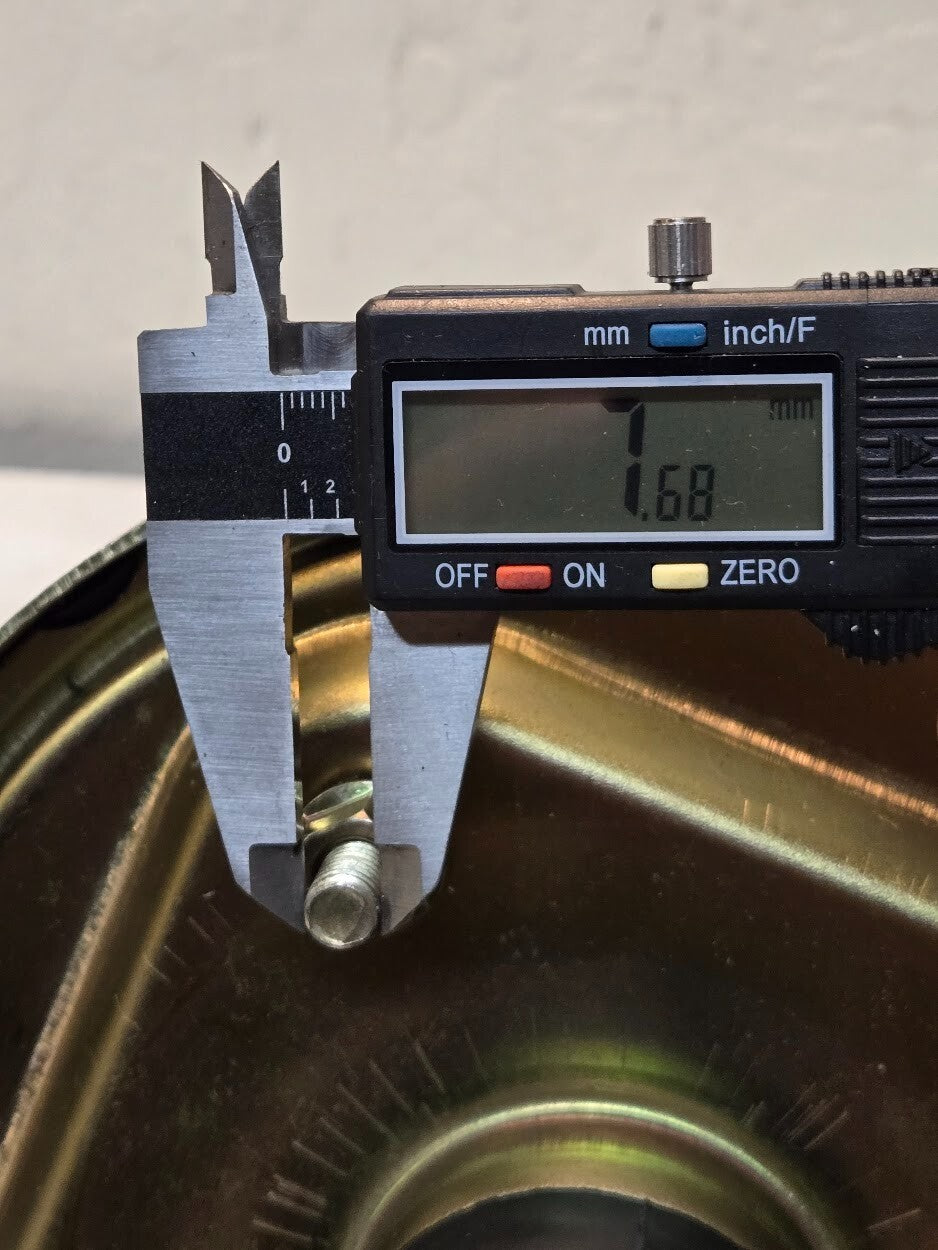 Brake Booster 8" Dual Diaphragm 6.75lbs 9.2mm Input Shaft