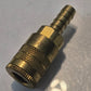 6 Quantity of 1/4" Quick Connect Fittings with 3/8" Barb Hose End (6 Quantity)