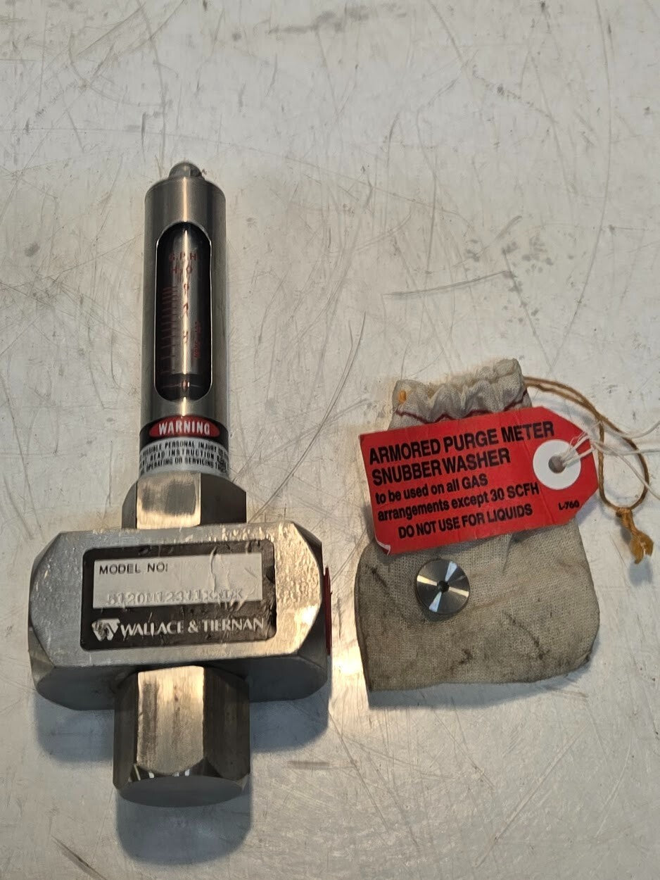 Wallace & Tiernan Armored Purge Meter 5120M12311XXLX | 6 GPH | 1/2" FPT