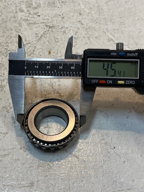 50 Qty of Peer Tapered Roller Bearings L44643 45mm OD 25mm Bore 15mm (50 Qty)