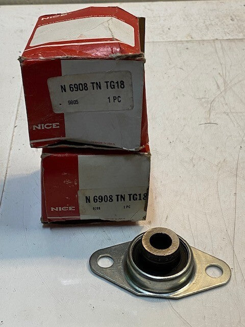 2 Quantity of NICE N6908TNTG18 Flange Mount Bearings 13mm Bore (2 Quantity)
