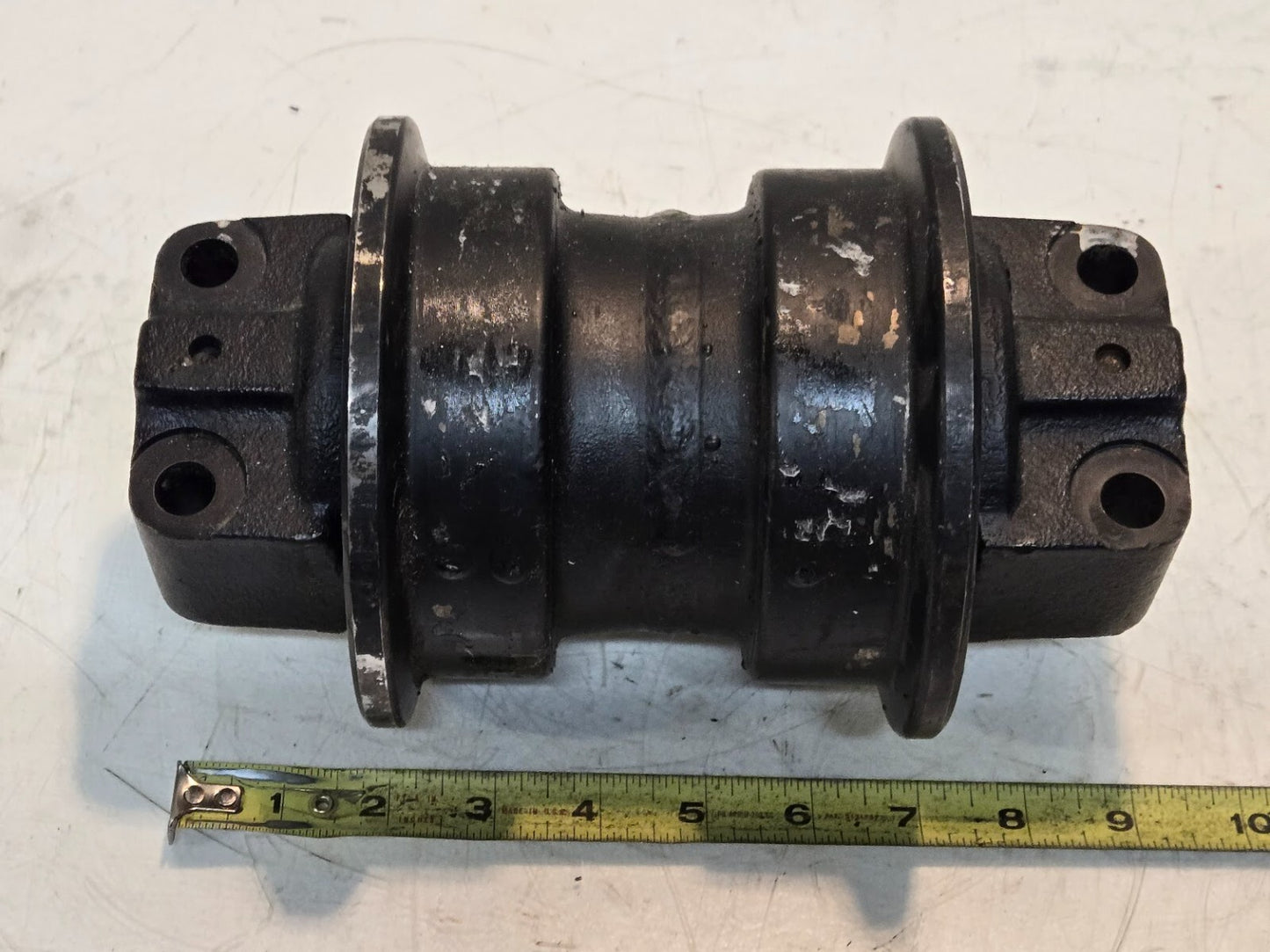 CAT Bottom Track Roller 2X02 14 | 4 Bolt Mounting | 5-5/8" OD | Dual Flange
