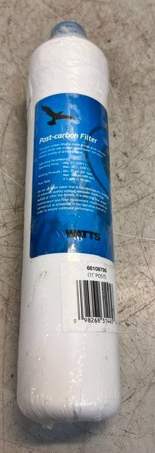 Watts Quick-Change 11" Post Carbon Water Filter 68108795 Drinking System